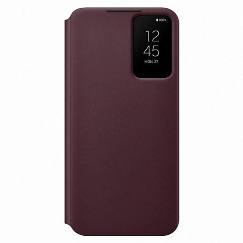 Etui Samsung EF-ZS906CE Samsung Galaxy S22+ Plus burgund/burgundy Clear View Cover