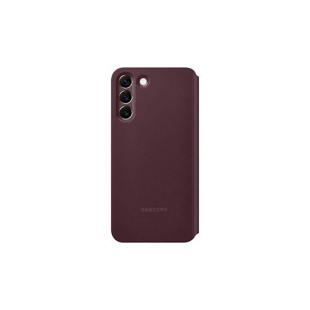 Hurtownia GSM - Etui Samsung EF-ZS906CE Samsung Galaxy S22+ Plus burgund/burgundy Clear View Cover - SMG654BRG - {ean13} - Hurt
