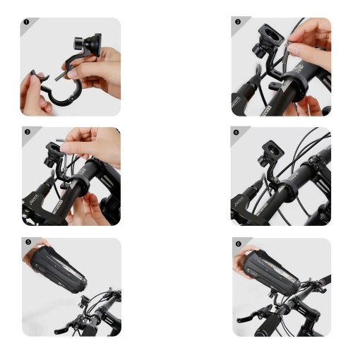 Sakwa rowerowa Tech-Protect XT3S Bike Mount Black