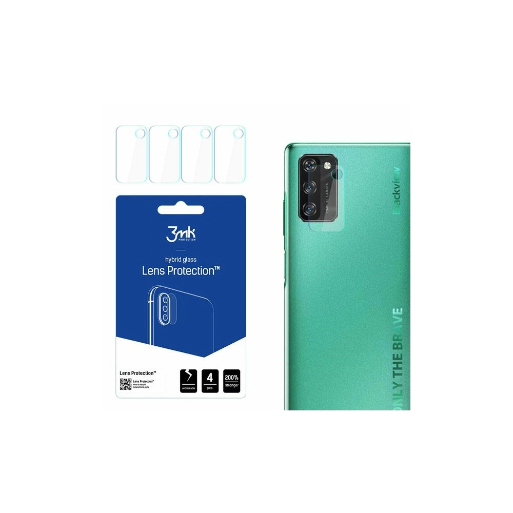 Hurtownia GSM - Hybridní sklo na objektiv fotoaparátu 3MK Ochrana objektivu Blackview A100 [4 PACK] - 3MK2846 - {ean13} - Hurt
