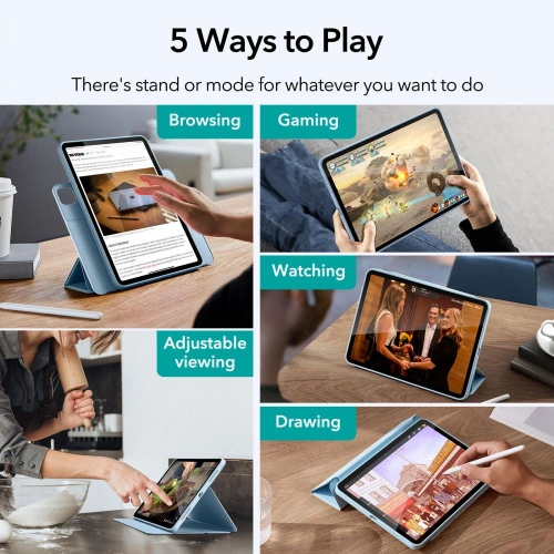 Etui ESR Rebound Hybrid Apple iPad Air 10.9 2020/2022 (4. i 5. generacji) / iPad Air 11 2024 (6. generacji) Sky Blue