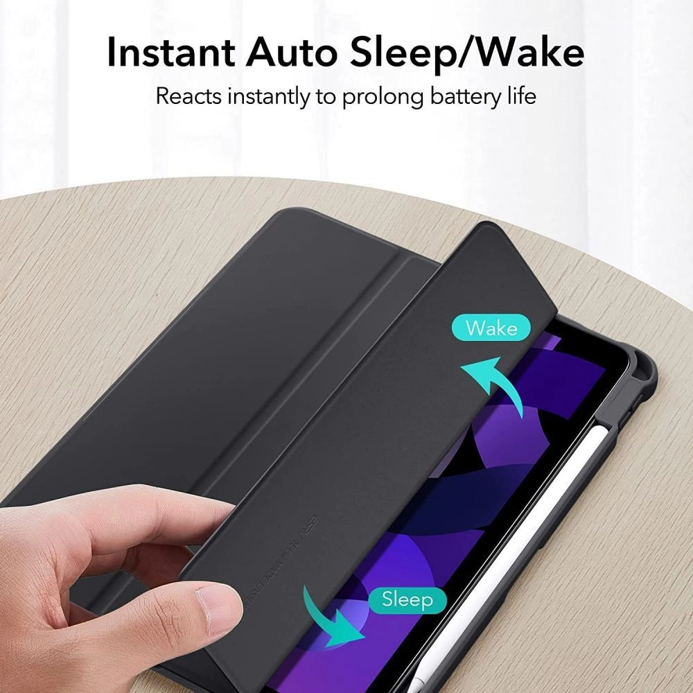 Hurtownia GSM - Etui ESR Rebound Hybrid Pro Apple iPad Pro 11 2020/2021 (2. a 3. gen)/iPad Air 10.9 2020/2022 (4. a 5. gen) Frosted Black - ESR480FROBLK - {ean13} - Hurt