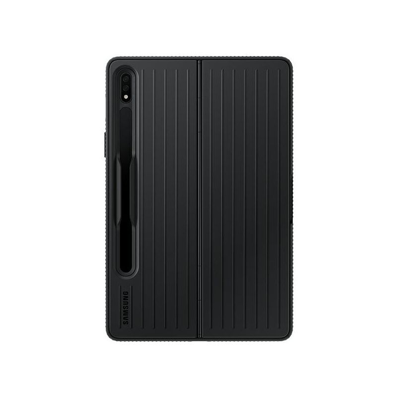 Samsung Distributor - 8806094210972 - SMG657BLK - Samsung Galaxy Tab S8 11 EF-RX700CB black Protective Standing Cover - B2B homescreen