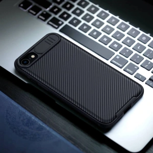 Hurtownia GSM - Case Nillkin Camshield Pro Apple iPhone SE 2022/SE 2020/8/7 Schwarz - NLK346BLK - {ean13} - Hurt