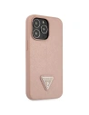 Wholesale Guess GUHCP13LPSATLP Apple iPhone 13 Pro pink hardcase Saffiano Triangle Logo - GUE1648PNK - {ean13} - Hurt