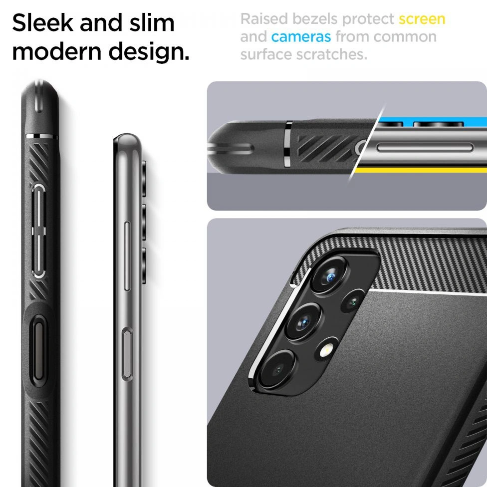 Wholesale Spigen Rugged Armor Samsung Galaxy A13 LTE Matte Black - SPN2192BLK - {ean13} - Hurt