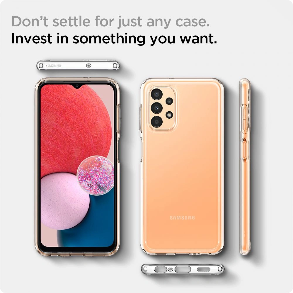 Hurtownia GSM - Etui Spigen Ultra Hybrid Samsung Galaxy A13 LTE Crystal Clear - SPN2194BLK - {ean13} - Hurt