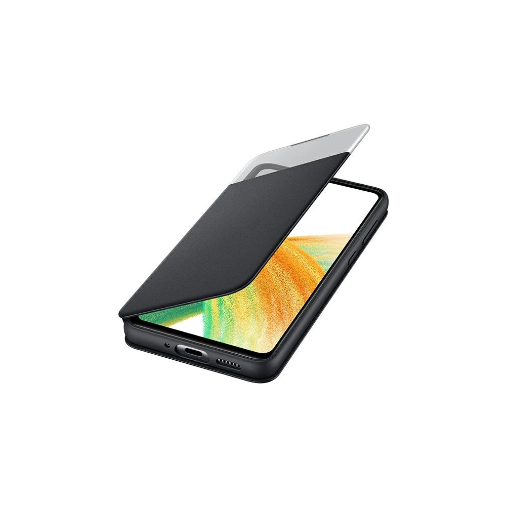 Hurtownia GSM - Etui Samsung Galaxy A33 5G EF-EA336PB czarny/black S View Wallet Cover - SMG659BLK - {ean13} - Hurt