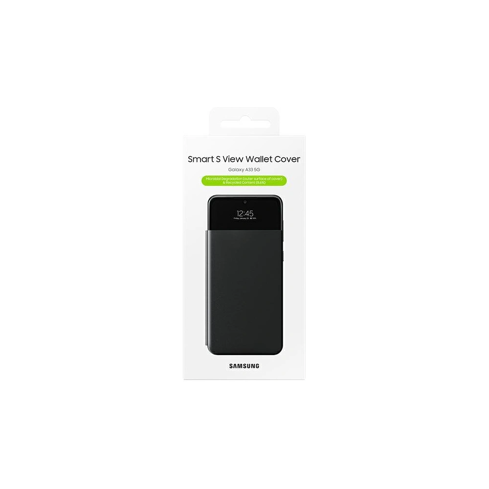 Hurtownia GSM - Etui Samsung Galaxy A33 5G EF-EA336PB czarny/black S View Wallet Cover - SMG659BLK - {ean13} - Hurt