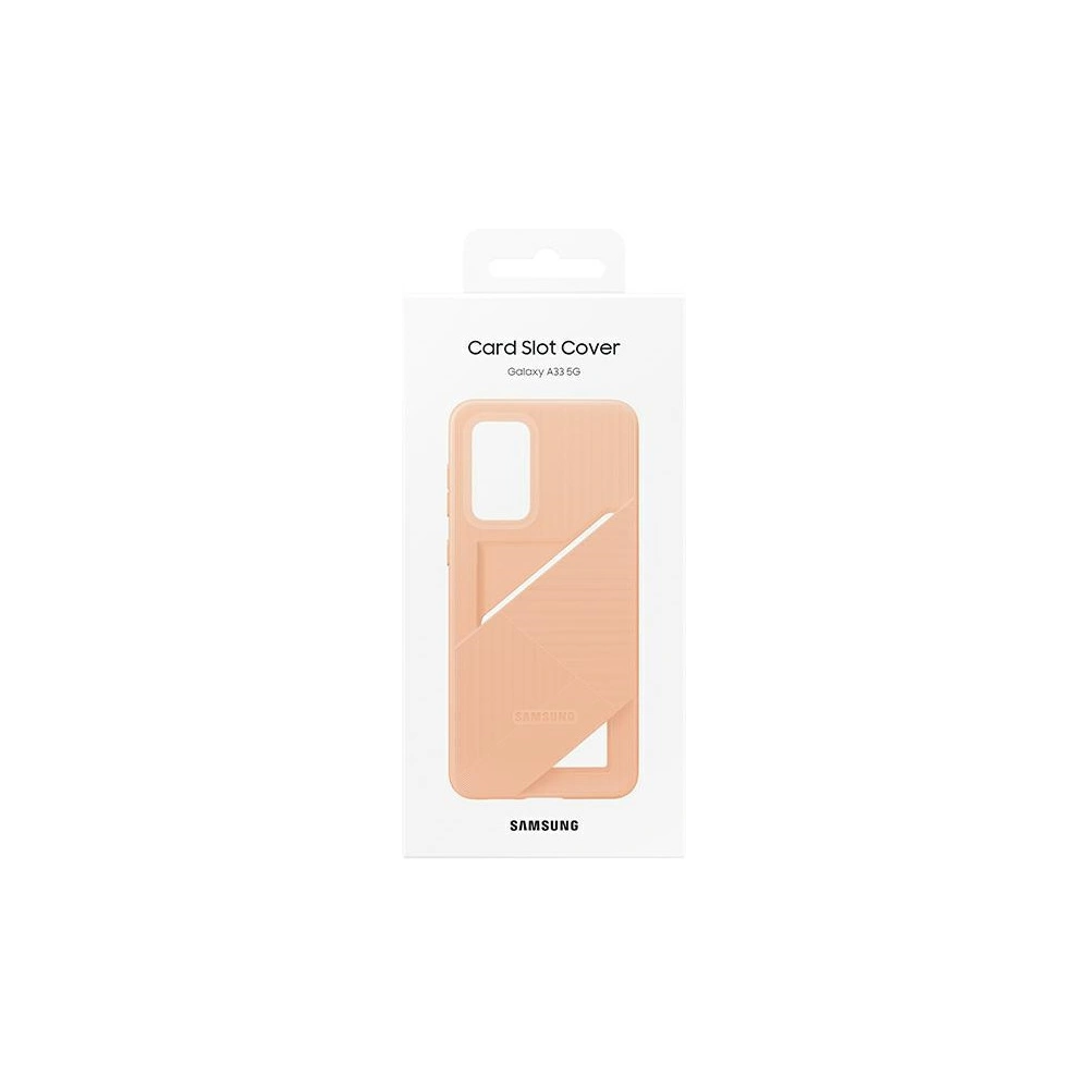 Hurtownia GSM - Etui Samsung Galaxy A33 5G EF-OA336TP brzoskwiniowy/peach Card Slot Cover - SMG662PEA - {ean13} - Hurt