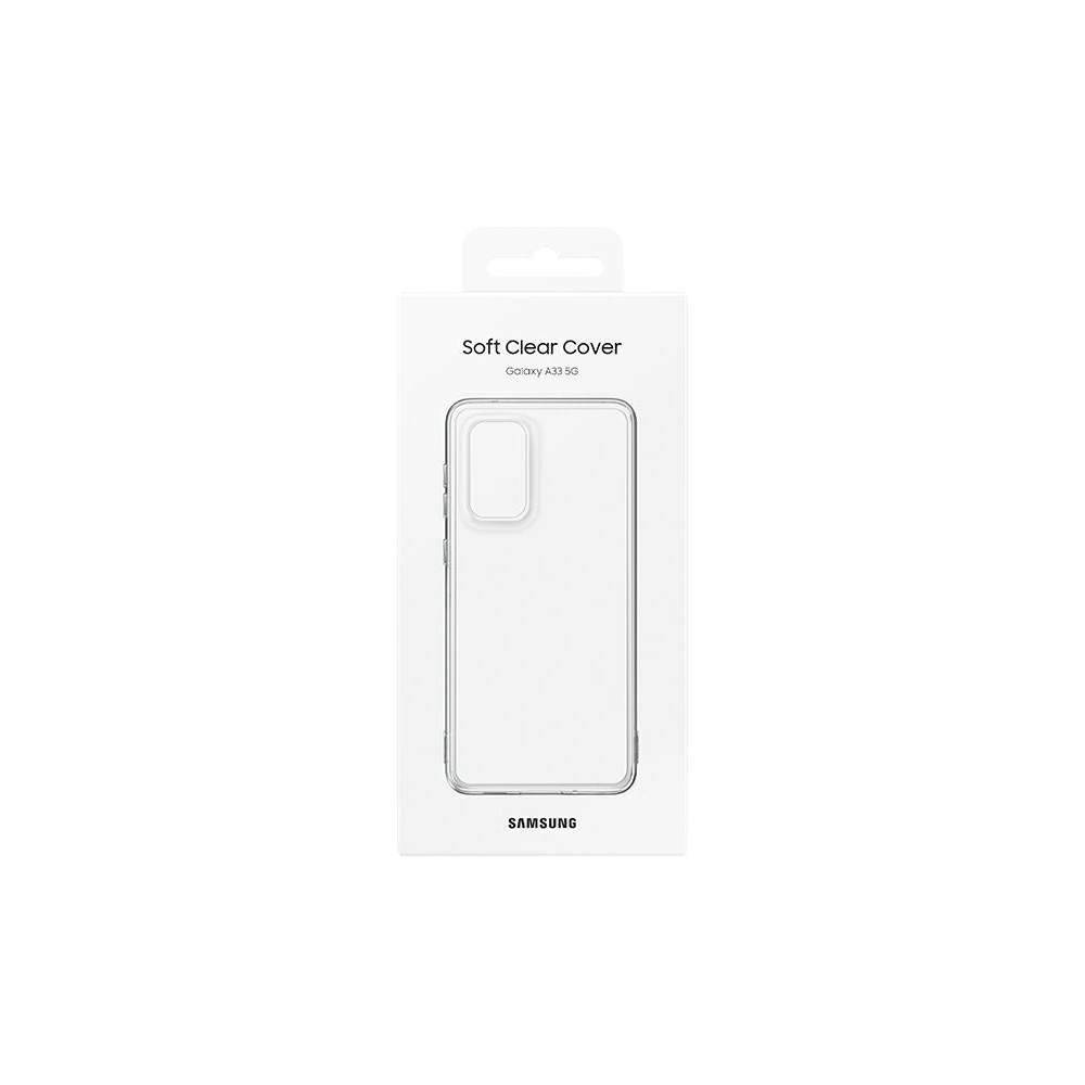 Hurtownia GSM - Etui Samsung Galaxy A33 5G EF-QA336TT przezroczysty/transparent Soft Clear Cover - SMG663CL - {ean13} - Hurt