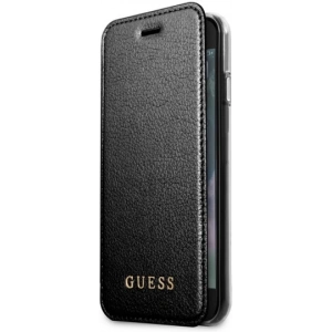 Hurtownia GSM - Case Guess GUFLBKP7LIGLTBK Apple iPhone 8/7 Plus schwarz/czarny Buch Iridescent - GUE1649BLK - {ean13} - Hurt