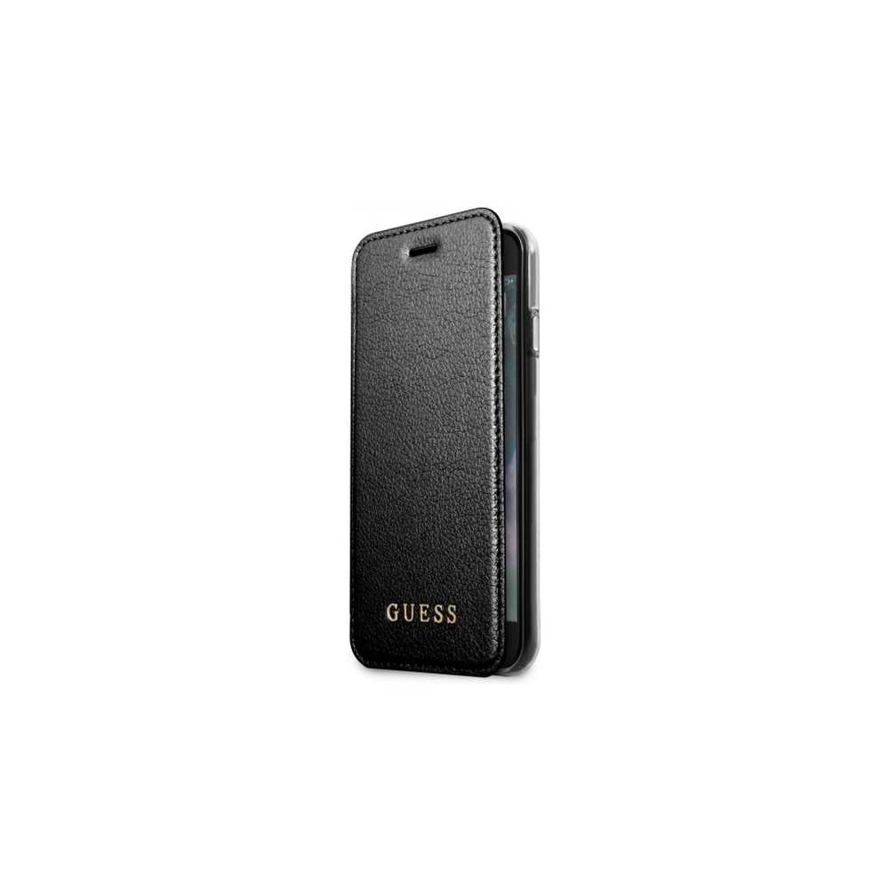 Hurtownia GSM - Etui Guess GUFLBKP7LIGLTBK Apple iPhone 8/7 Plus černé/czarny knížkové Iridescent - GUE1649BLK - {ean13} - Hurt