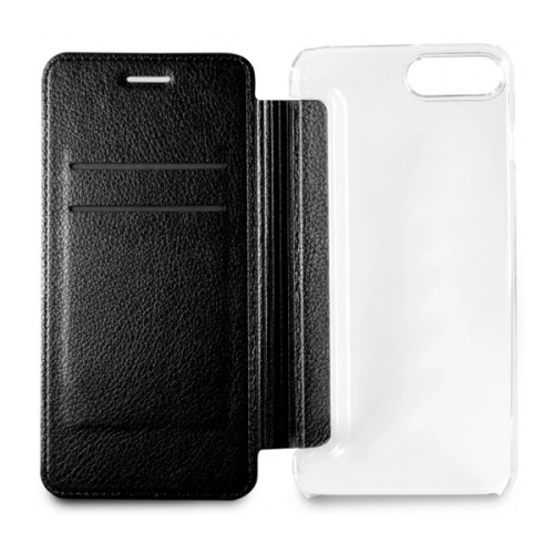 Etui Guess GUFLBKP7LIGLTBK Apple iPhone 8/7 Plus black/czarny book Iridescent