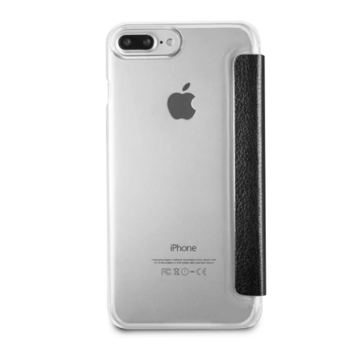 Etui Guess GUFLBKP7LIGLTBK Apple iPhone 8/7 Plus black/czarny book Iridescent