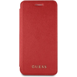Hurtownia GSM - Etui Guess GUFLBKP7LIGLTRE Apple iPhone 8/7 Plus red/czerwony book Iridescent - GUE1650RED - {ean13} - Hurt