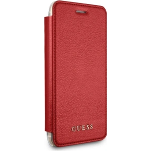 Hurtownia GSM - Etui Guess GUFLBKP7LIGLTRE Apple iPhone 8/7 Plus red/czerwony book Iridescent - GUE1650RED - {ean13} - Hurt