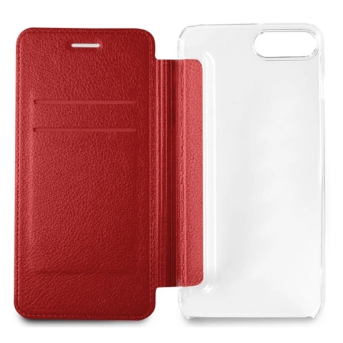 Etui Guess GUFLBKP7LIGLTRE Apple iPhone 8/7 Plus red/czerwony book Iridescent