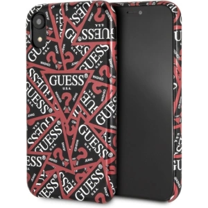 Hurtownia GSM - Etui Guess GUHCI61PMPTBK Apple iPhone XR black/czarny hardcase Triangle All over - GUE1651BLK - {ean13} - Hurt