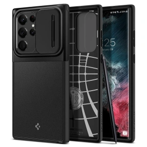 Etui Spigen Optik Armor Samsung Galaxy S22 Ultra Black