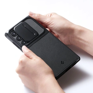 Hurtownia GSM - Etui Spigen Optik Armor Samsung Galaxy S22 Ultra Černá - SPN2195BLK - {ean13} - Hurt