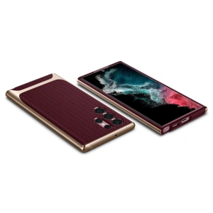 Hurtownia GSM - Etui Spigen Neo Hybrid Samsung Galaxy S22 Ultra Burgundské - SPN2196BRG - {ean13} - Hurt