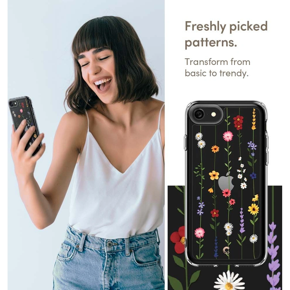 Hurtownia GSM - Case Spigen Cyrill Cecile Apple iPhone SE 2022/SE 2020/8/7 Blumen Garten - SPN2198FLOGAR - {ean13} - Hurt