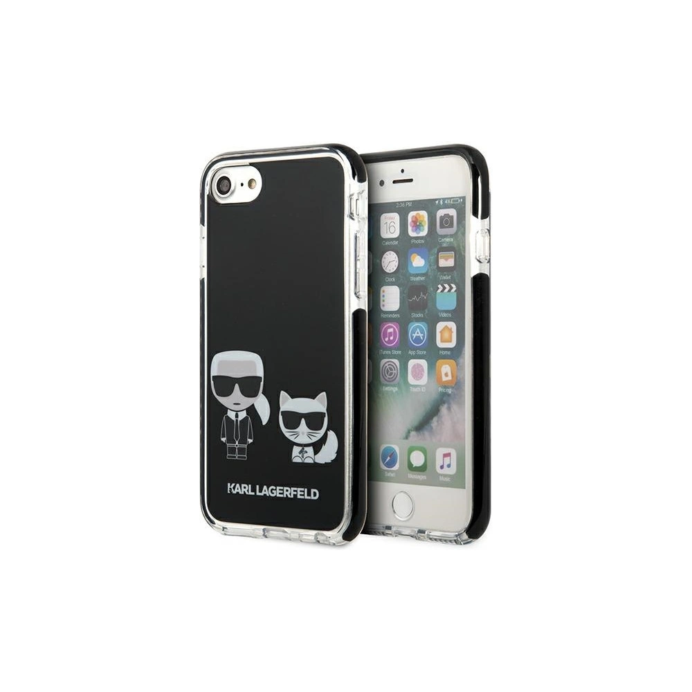 Hurtownia GSM - Etui Karl Lagerfeld KLHCI8TPEKCK Apple iPhone SE 2022/SE 2020/8/7 hardcase černý/black Karl&Choupette - KLD880BLK - {ean13} - Hurt