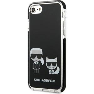 Hurtownia GSM - Case Karl Lagerfeld KLHCI8TPEKCK Apple iPhone SE 2022/SE 2020/8/7 Hartschale schwarz/black Karl&Choupette - KLD880BLK - {ean13} - Hurt