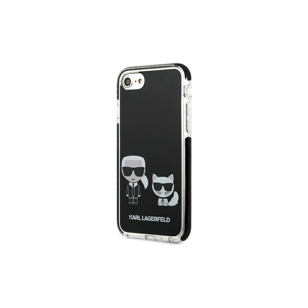 Wholesale Karl Lagerfeld KLHCI8TPEKCK Apple iPhone SE 2022/SE 2020/8/7 hardcase black Karl&Choupette - KLD880BLK - {ean13} - Hurt