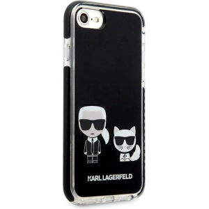 Hurtownia GSM - Case Karl Lagerfeld KLHCI8TPEKCK Apple iPhone SE 2022/SE 2020/8/7 Hartschale schwarz/black Karl&Choupette - KLD880BLK - {ean13} - Hurt