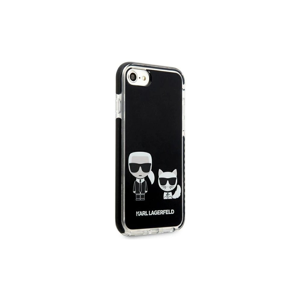 Hurtownia GSM - Case Karl Lagerfeld KLHCI8TPEKCK Apple iPhone SE 2022/SE 2020/8/7 Hartschale schwarz/black Karl&Choupette - KLD880BLK - {ean13} - Hurt