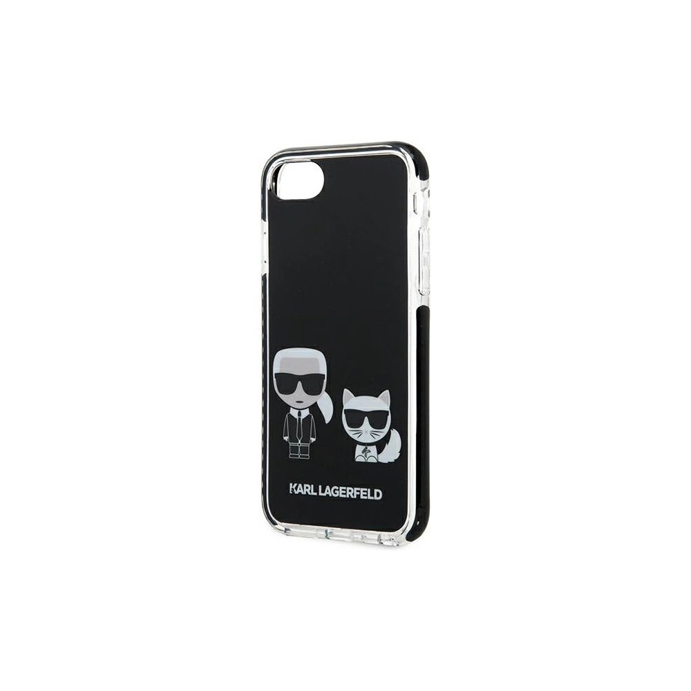 Hurtownia GSM - Case Karl Lagerfeld KLHCI8TPEKCK Apple iPhone SE 2022/SE 2020/8/7 Hartschale schwarz/black Karl&Choupette - KLD880BLK - {ean13} - Hurt