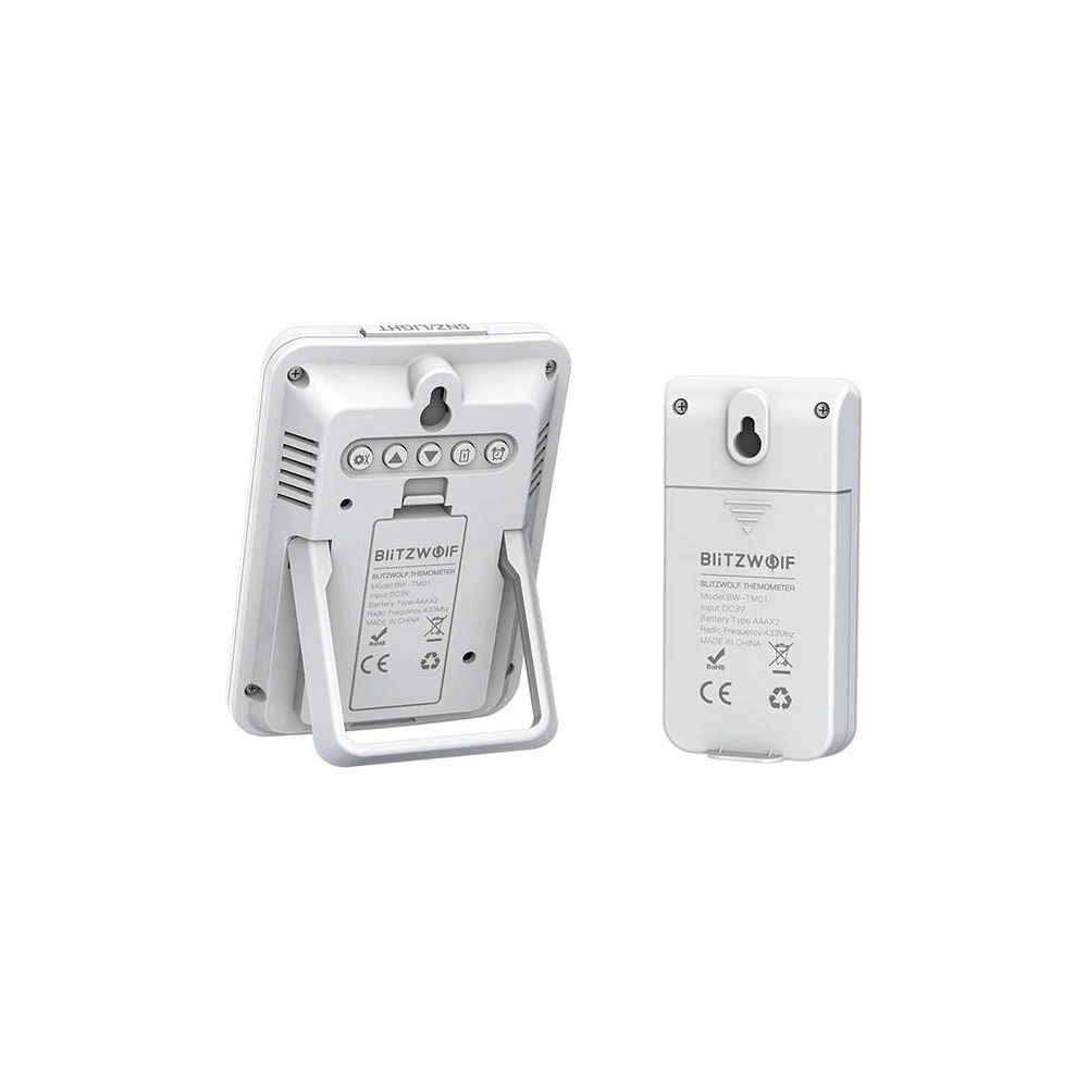 Hurtownia GSM - Stacja pogody Blitzwolf BW-TM01 bezprzewodowa (biała) - BLZ457WHT - {ean13} - Hurt
