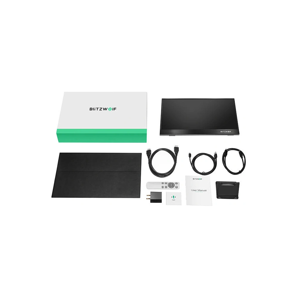Wholesale Touchable Monitor BlitzWolf BW-PCM3 15.6-inch (black) - BLZ460BLK - {ean13} - Hurt