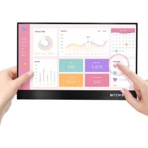 Wholesale Touchable Monitor BlitzWolf BW-PCM3 15.6-inch (black) - BLZ460BLK - {ean13} - Hurt