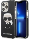 Etui Karl Lagerfeld KLHCP13LTPEIKK Apple iPhone 13 Pro hardcase černý/black Iconik Karl