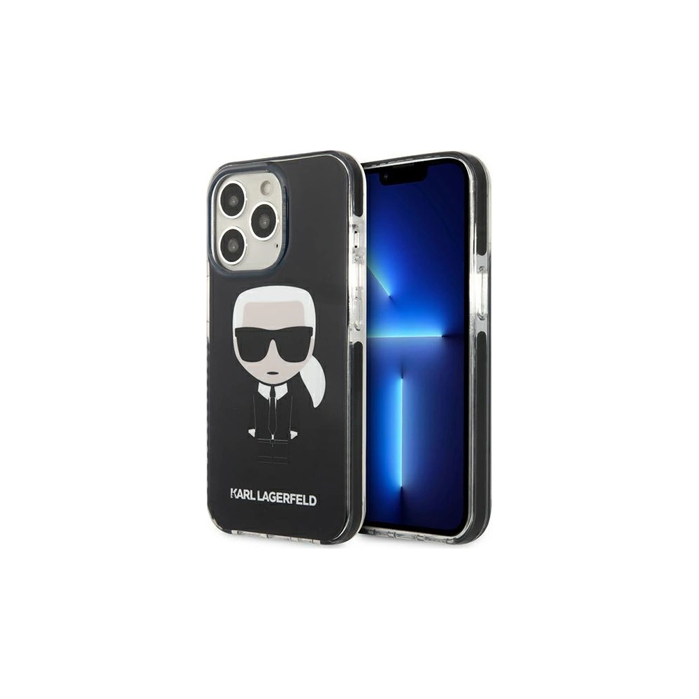 Hurtownia GSM - Etui Karl Lagerfeld KLHCP13LTPEIKK Apple iPhone 13 Pro hardcase černý/black Iconik Karl - KLD881BLK - {ean13} - Hurt