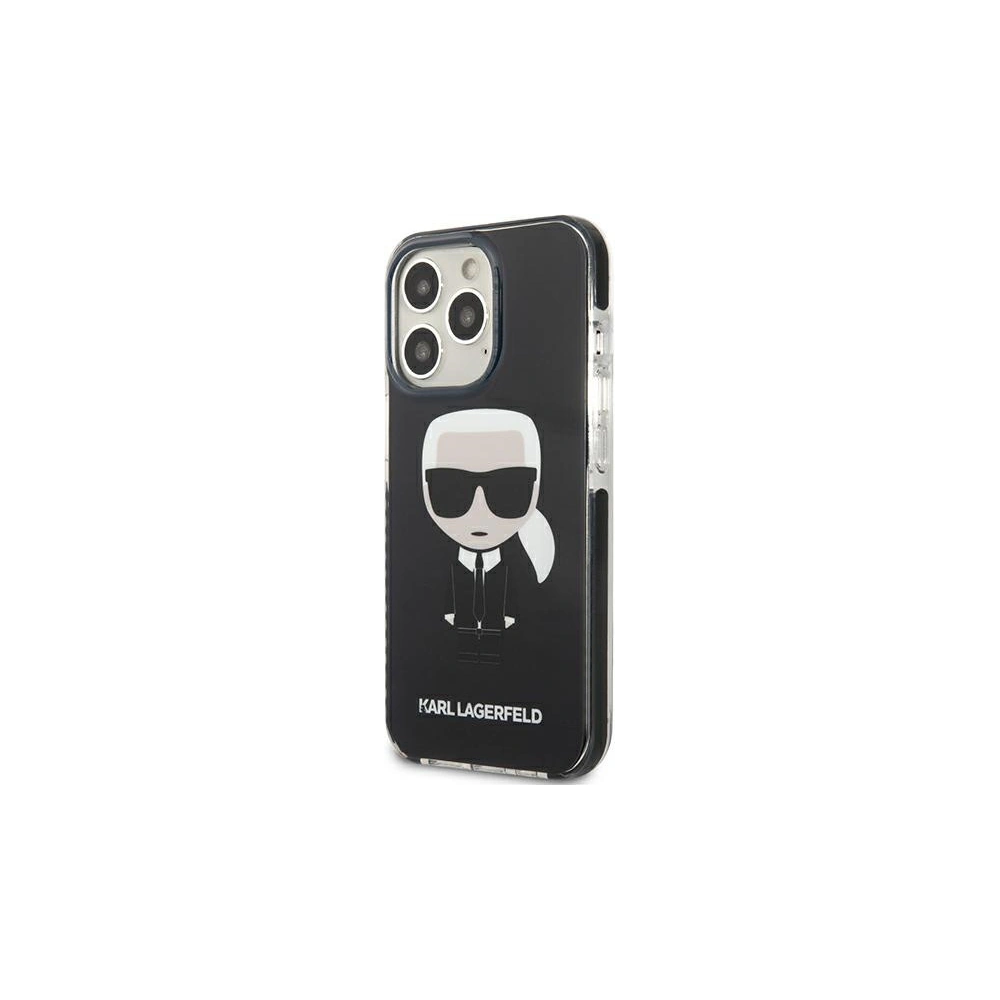 Hurtownia GSM - Etui Karl Lagerfeld KLHCP13LTPEIKK Apple iPhone 13 Pro hardcase czarny/black Iconik Karl - KLD881BLK - {ean13} - Hurt