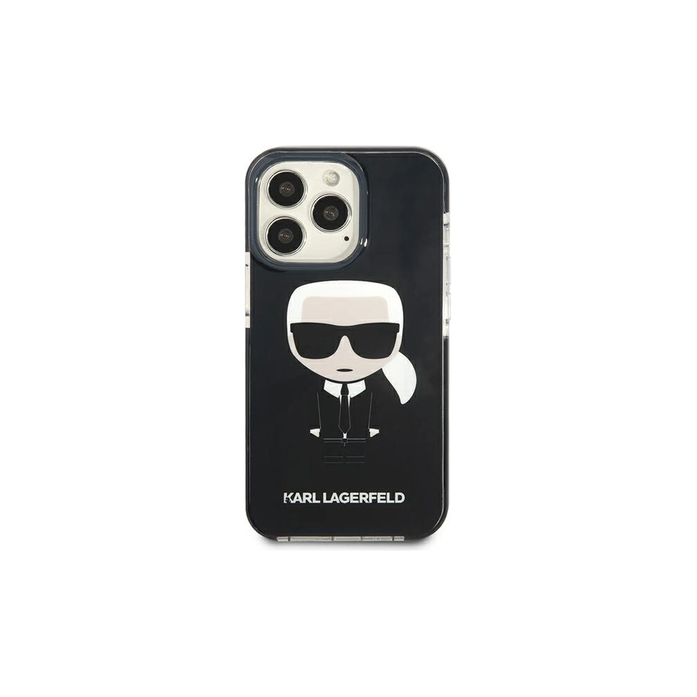 Wholesale Karl Lagerfeld KLHCP13LTPEIKK Apple iPhone 13 Pro hardcase black Iconik Karl - KLD881BLK - {ean13} - Hurt