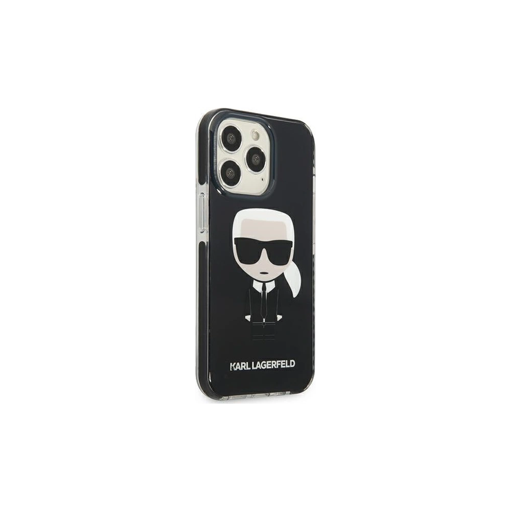 Wholesale Karl Lagerfeld KLHCP13LTPEIKK Apple iPhone 13 Pro hardcase black Iconik Karl - KLD881BLK - {ean13} - Hurt