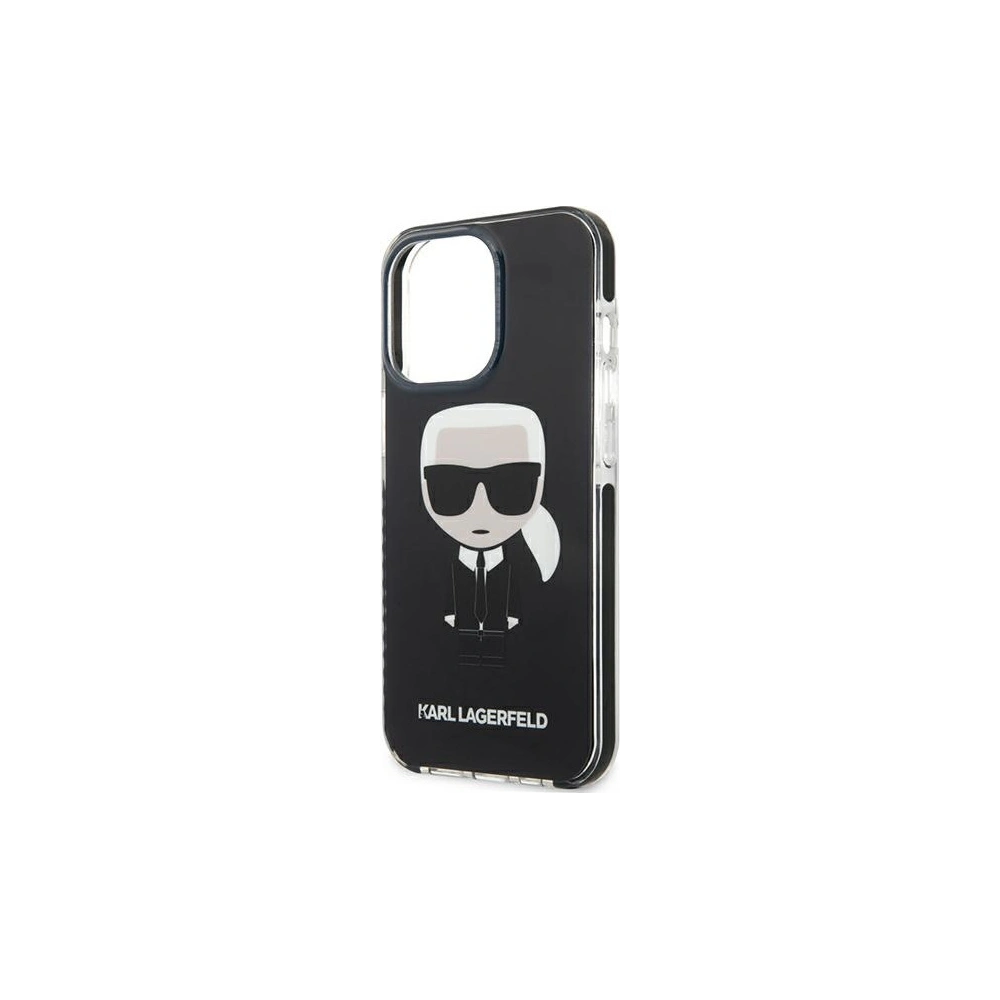 Hurtownia GSM - Etui Karl Lagerfeld KLHCP13LTPEIKK Apple iPhone 13 Pro hardcase černý/black Iconik Karl - KLD881BLK - {ean13} - Hurt