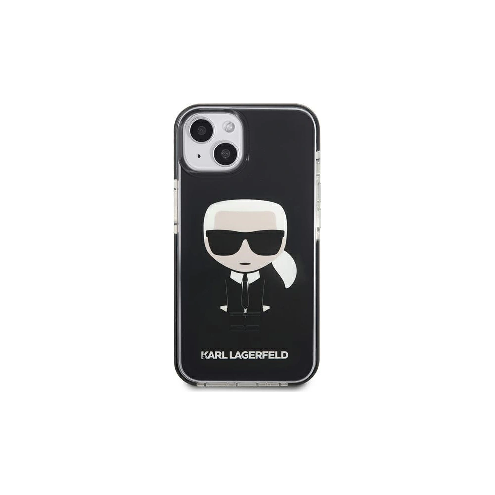 Hurtownia GSM - Etui Karl Lagerfeld KLHCP13MTPEIKK Apple iPhone 13 hardcase czarny/black Iconik Karl - KLD882BLK - {ean13} - Hurt