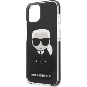 Hurtownia GSM - Case Karl Lagerfeld KLHCP13STPEIKK Apple iPhone 13 mini Hardcase schwarz/black Iconik Karl - KLD883BLK - {ean13} - Hurt