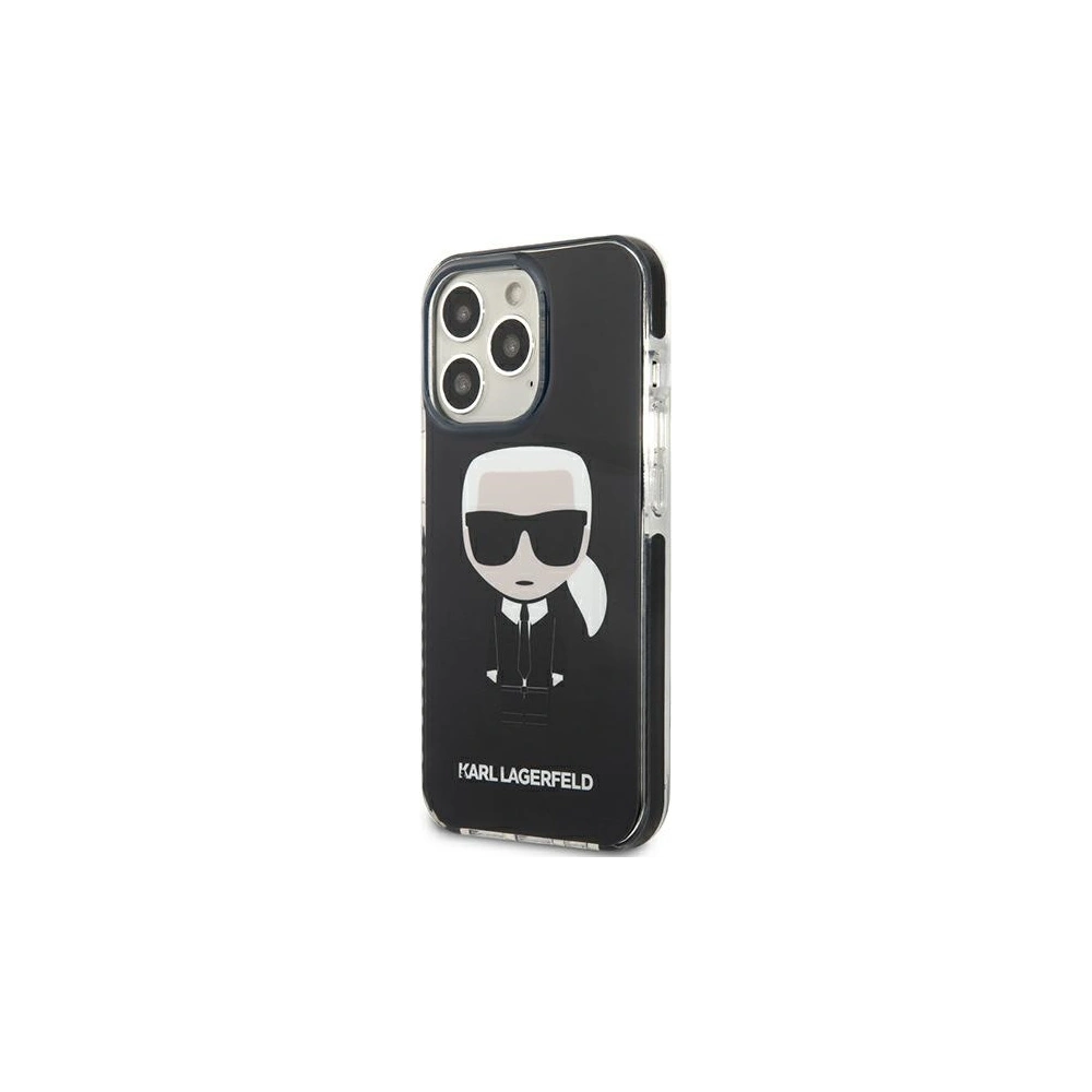 Wholesale Karl Lagerfeld KLHCP13XTPEIKK Apple iPhone 13 Pro Max hardcase black Iconik Karl - KLD884BLK - {ean13} - Hurt