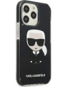 Wholesale Karl Lagerfeld KLHCP13XTPEIKK Apple iPhone 13 Pro Max hardcase black Iconik Karl - KLD884BLK - {ean13} - Hurt