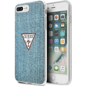 Hurtownia GSM - Case Guess GUHCI8LPCUJULLB Apple iPhone 8/7 Plus blau/light blue hardcase Jeans Collection - GUE1653BLU - {ean13} - Hurt