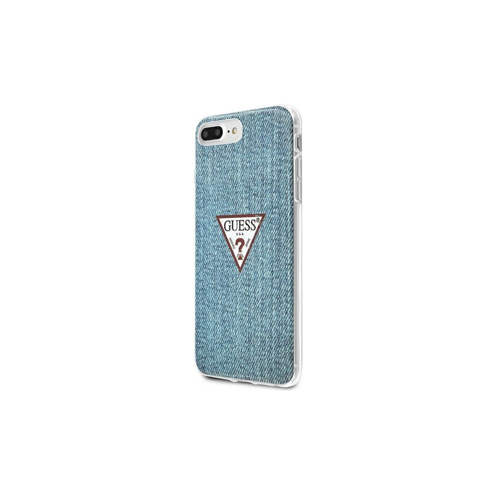 Hurtownia GSM - Etui Guess GUHCI8LPCUJULLB Apple iPhone 8/7 Plus modré/light blue hardcase Jeans Collection - GUE1653BLU - {ean13} - Hurt