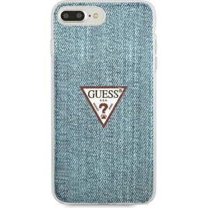 Hurtownia GSM - Etui Guess GUHCI8LPCUJULLB Apple iPhone 8/7 Plus niebieski/light blue hardcase Jeans Collection - GUE1653BLU - {ean13} - Hurt