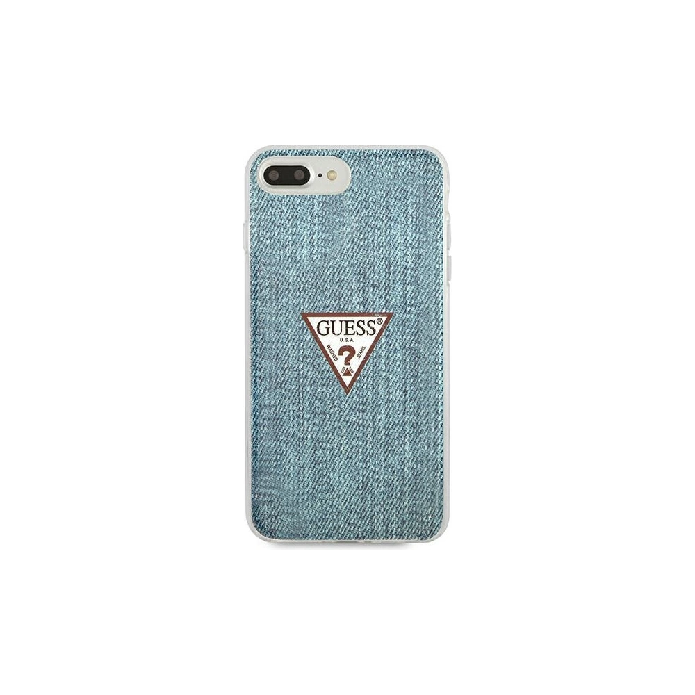 Hurtownia GSM - Etui Guess GUHCI8LPCUJULLB Apple iPhone 8/7 Plus modré/light blue hardcase Jeans Collection - GUE1653BLU - {ean13} - Hurt